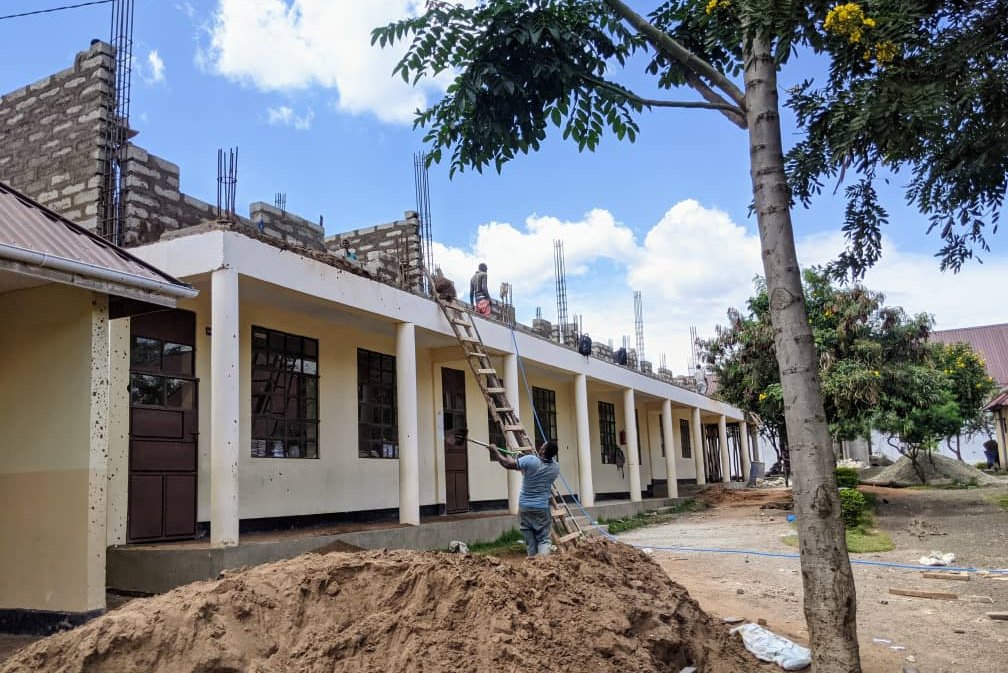 School construction funded by Heart To Care Tanzania