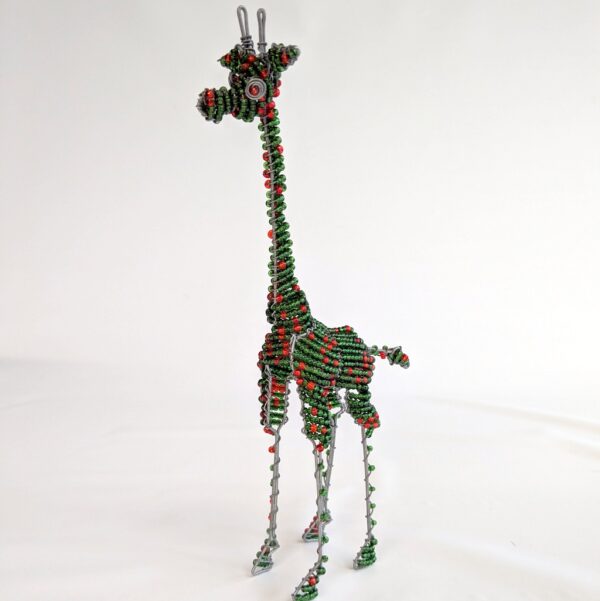 Giraffe - Green and Red