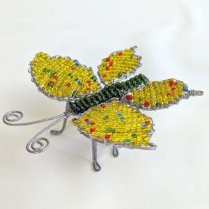Butterfly - Yellow with green body