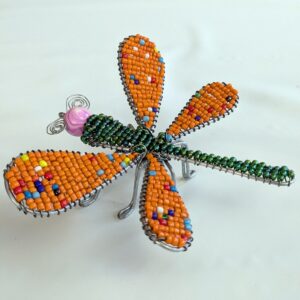 Dragonfly - Orange with green body